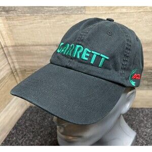 Garrett Black Baseball ACE Metal Detectors Cap Hat Green Embroidered - NOS
